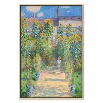 Obraz - Claude Monet – Ogród Moneta w Vétheuil - obrazek 2