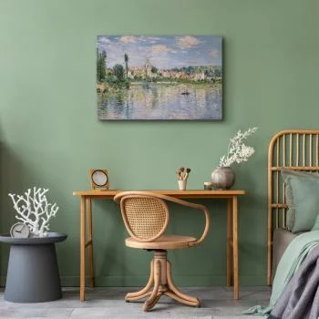 Obraz - Claude Monet – Widok na Vétheuil latem - obrazek 7