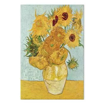Obraz - Vincent van Gogh –  Martwa natura: wazon z dwunastoma słonecznikami - obrazek 2