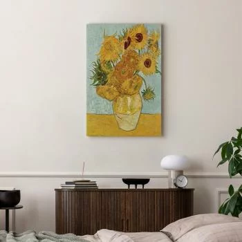 Obraz - Vincent van Gogh –  Martwa natura: wazon z dwunastoma słonecznikami - obrazek 6