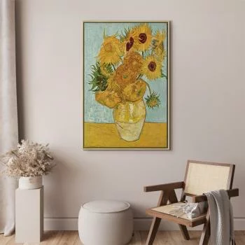 Obraz - Vincent van Gogh –  Martwa natura: wazon z dwunastoma słonecznikami - obrazek 5