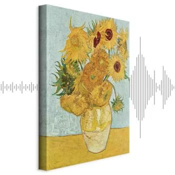 Obraz - Vincent van Gogh –  Martwa natura: wazon z dwunastoma słonecznikami