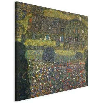 Obraz - Gustav Klimt – Country House on the Attersee Lake