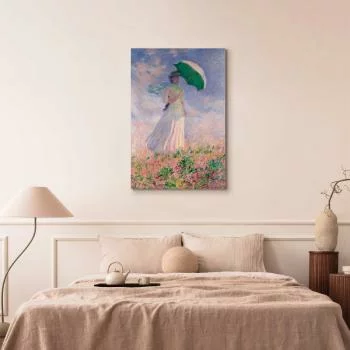 Obraz - Claude Monet – Kobieta z parasolką, zwrócona w prawo - obrazek 6