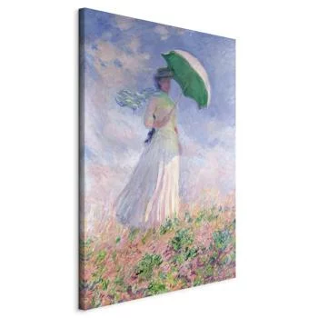 Obraz - Claude Monet – Kobieta z parasolką, zwrócona w prawo