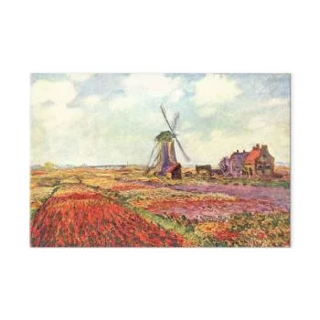 Obraz - Claude Monet – Pola tulipanów i wiatrak w Rijnsburg - obrazek 2