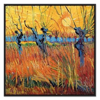 Obraz - Vincent van Gogh – Wierzby o zachodzie słońca - obrazek 2