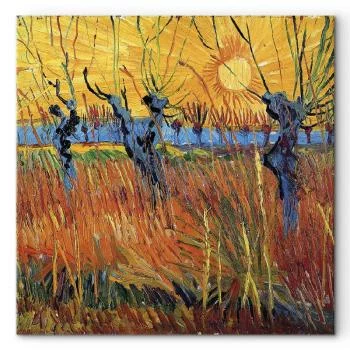 Obraz - Vincent van Gogh – Wierzby o zachodzie słońca - obrazek 2