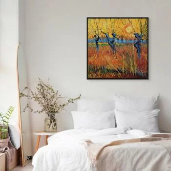 Obraz - Vincent van Gogh – Wierzby o zachodzie słońca - obrazek 6