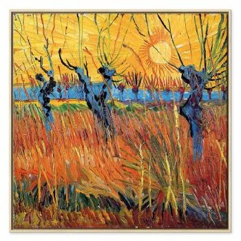 Obraz - Vincent van Gogh – Wierzby o zachodzie słońca - obrazek 2