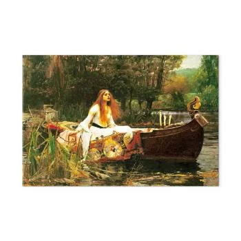 Obraz - John William Waterhouse – Pani z Shalott - obrazek 2