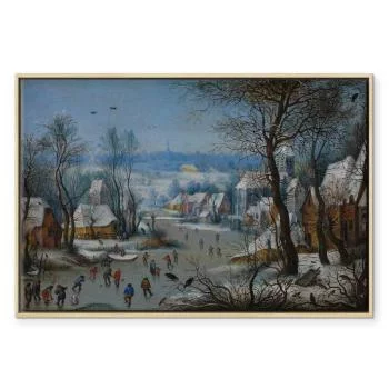 Obraz - Pieter Brueghel (młodszy) – Winter Landscape with a Bird Trap - obrazek 2
