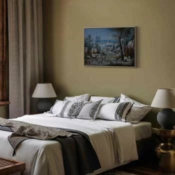 Obraz - Pieter Brueghel (młodszy) – Winter Landscape with a Bird Trap - obrazek 6