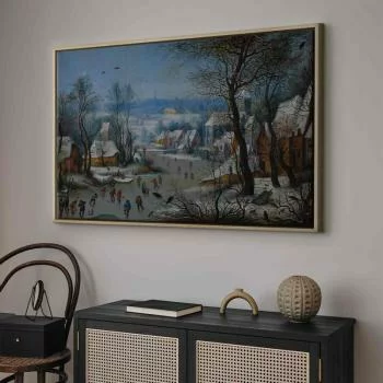 Obraz - Pieter Brueghel (młodszy) – Winter Landscape with a Bird Trap - obrazek 5
