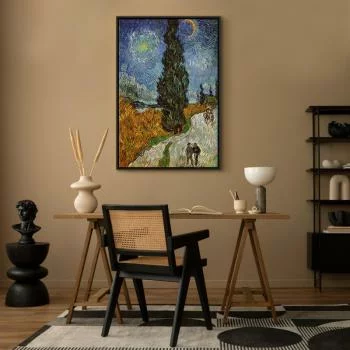 Obraz - Vincent van Gogh – Droga z cyprysem i gwiazdą - obrazek 7