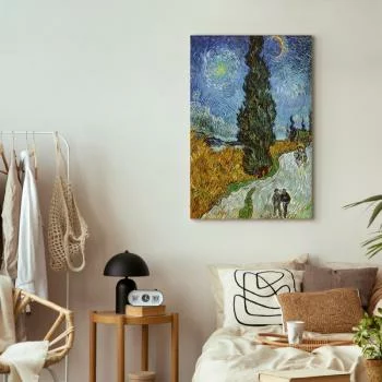 Obraz - Vincent van Gogh – Droga z cyprysem i gwiazdą - obrazek 6