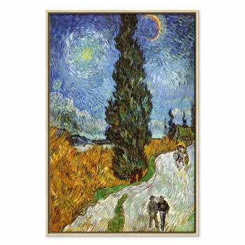 Obraz - Vincent van Gogh – Droga z cyprysem i gwiazdą - obrazek 2