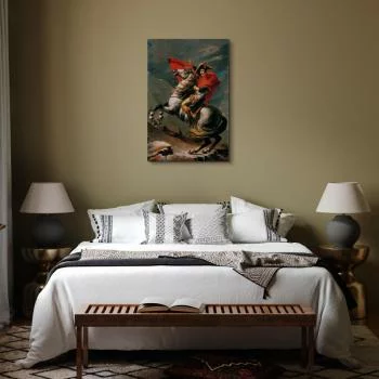 Obraz - Jacques-Louis David – Napoleon przekraczający Alpy - obrazek 6