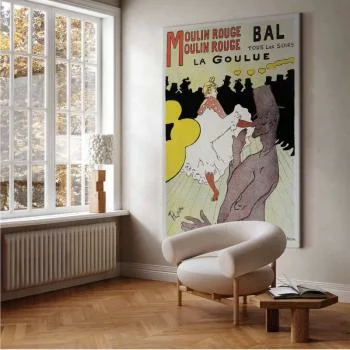 Obraz XXL - Henri de Toulouse-Lautrec – La Goulue - obrazek 5