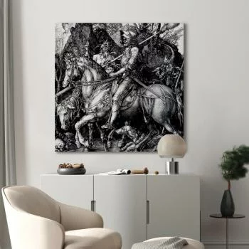 Obraz - Albrecht Dürer – Rycerz, śmierć i diabeł - obrazek 5