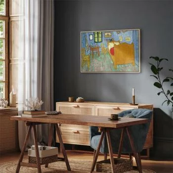 Obraz - La Chambre de Van Gogh - obraz sypialni w ciepłych kolorach - obrazek 6