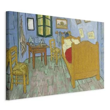 Obraz - La Chambre de Van Gogh - obraz sypialni w ciepłych kolorach