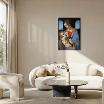 Obraz - Madonna Litta (Leonardo da Vinci) - obrazek 2