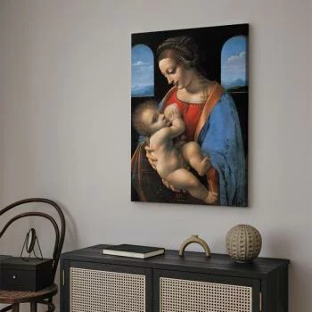 Obraz - Madonna Litta (Leonardo da Vinci) - obrazek 4