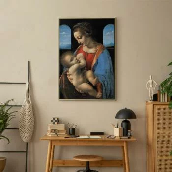 Obraz - Madonna Litta (Leonardo da Vinci) - obrazek 6