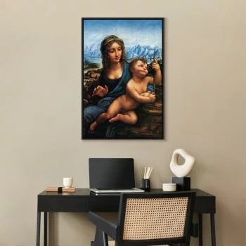 Obraz - Madonna z kądzielą (Leonardo da Vinci) - obrazek 6