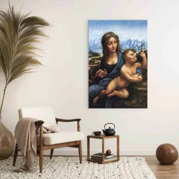Obraz - Madonna z kądzielą (Leonardo da Vinci) - obrazek 5