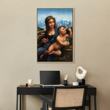 Obraz - Madonna z kądzielą (Leonardo da Vinci) - obrazek 6
