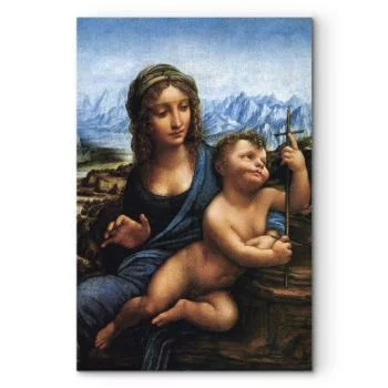 Obraz - Leonardo da Vinci – Madonna z kądzielą - obrazek 2