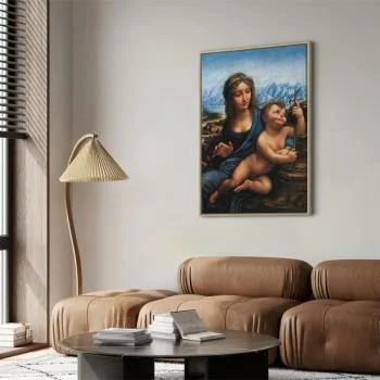 Obraz - Madonna z kądzielą (Leonardo da Vinci) - obrazek 2