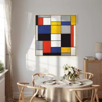 Obraz - Piet Mondrian – Kompozycja A - obrazek 7
