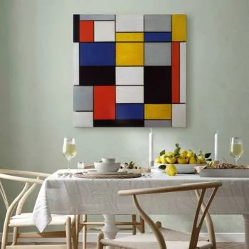 Obraz - Piet Mondrian – Kompozycja A - obrazek 7