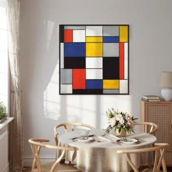 Obraz - Piet Mondrian – Kompozycja A - obrazek 7