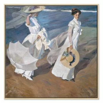Obraz - Joaquín Sorolla y Bastida – Spacer wzdłuż brzegu morza - obrazek 2