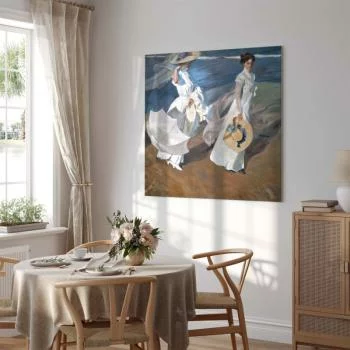 Obraz - Joaquín Sorolla y Bastida – Spacer wzdłuż brzegu morza - obrazek 7