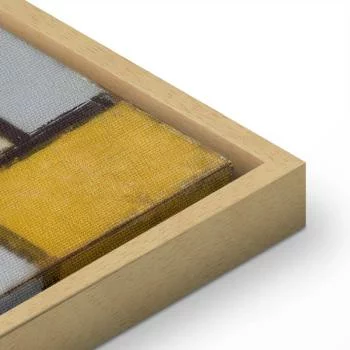 Obraz - Kompozycja z siatką 1 (Piet Mondrian) - obrazek 7