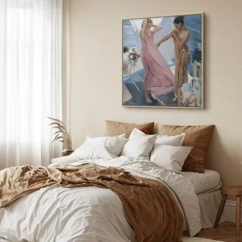 Obraz - Joaquín Sorolla y Bastida – Po kąpieli, Walencja - obrazek 6