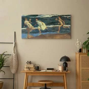 Obraz - Joaquín Sorolla y Bastida – Bieg wzdłuż plaży - obrazek 7