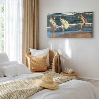 Obraz - Joaquín Sorolla y Bastida – Bieg wzdłuż plaży - obrazek 6