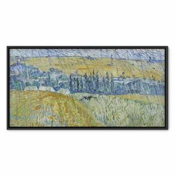 Obraz - Vincent Van Gogh – Pejzaż Auvers w deszczu - obrazek 2