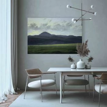 Obraz - Caspar David Friedrich – Górski krajobraz w Czechach - obrazek 5