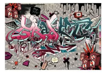 Fototapeta - Graffiti: hej Ty! - obrazek 2