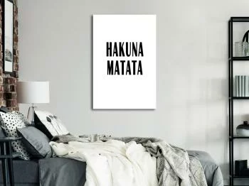 Obraz - Hakuna Matata (1-częściowy) pionowy - obrazek 2