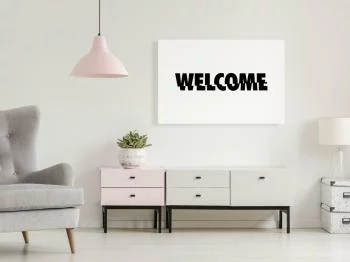 Obraz - Welcome (1-częściowy) szeroki - obrazek 2