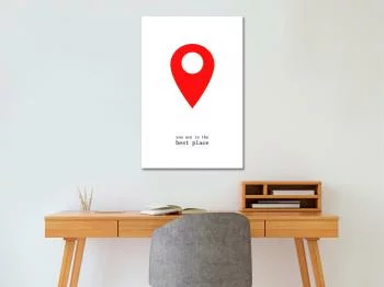 Obraz - You are in the best place (1-częściowy) pionowy - obrazek 2