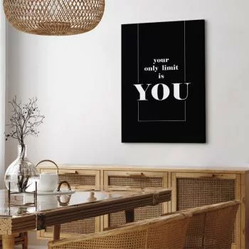 Obraz - Klucz do sukcesu (1-częściowy) - czerń i biel w napisach po angielsku - obrazek 7